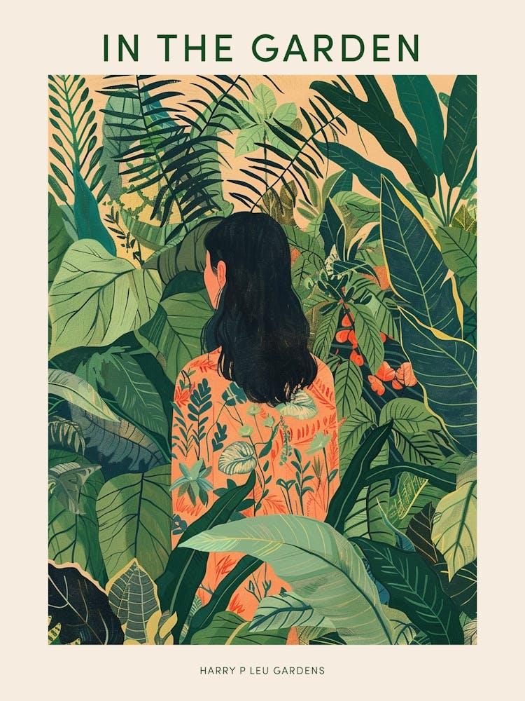 In The Garden Poster Harry P Leu Gardens Usa 3