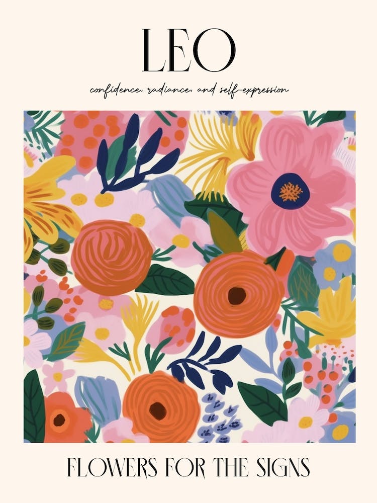 Flowers For The Signs Leo Zodiac Sign