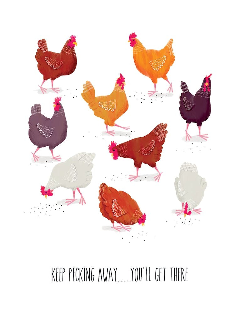 Keep Pecking Away Farm Kitchen Chickens