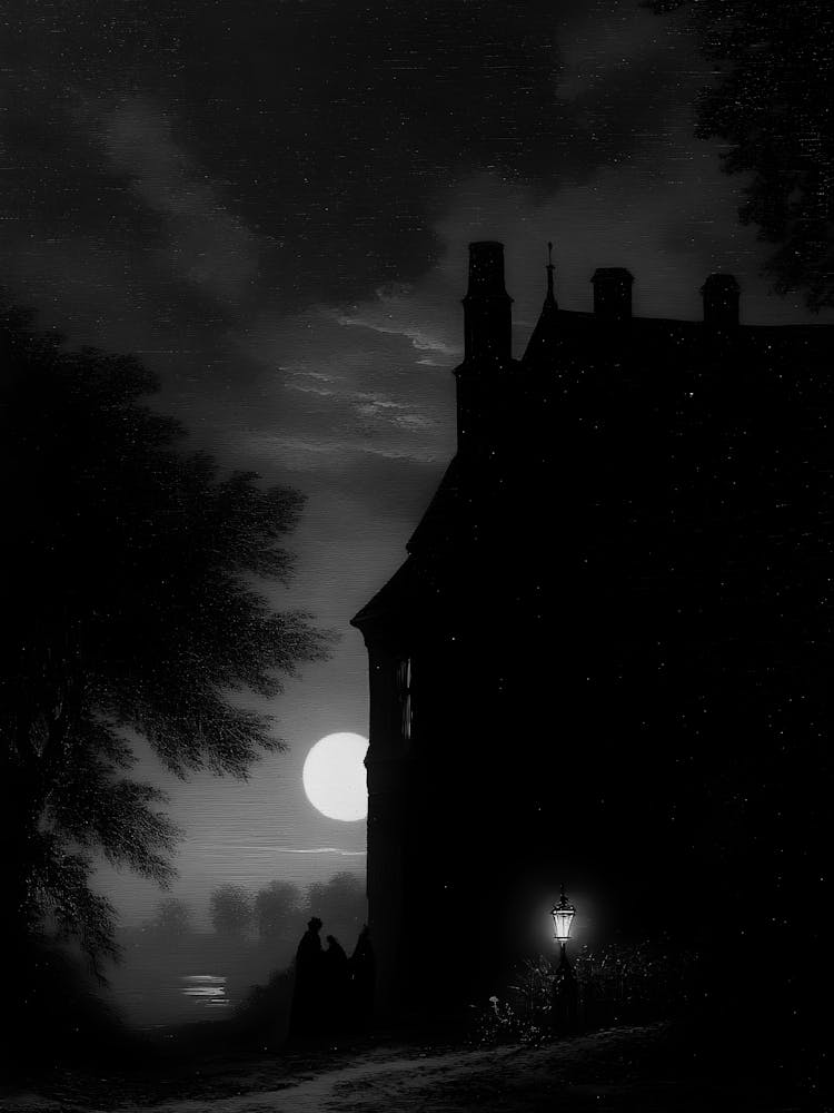 House At Night 1