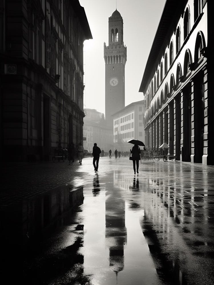 Florence, Italy,  Black And White Analogue Photography  2