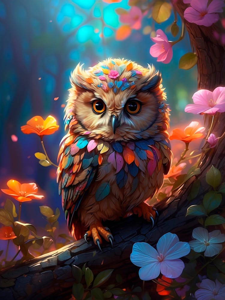 Colorful Owl