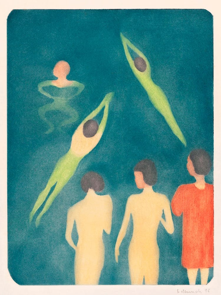 Boys Bathing, Edvard Munch