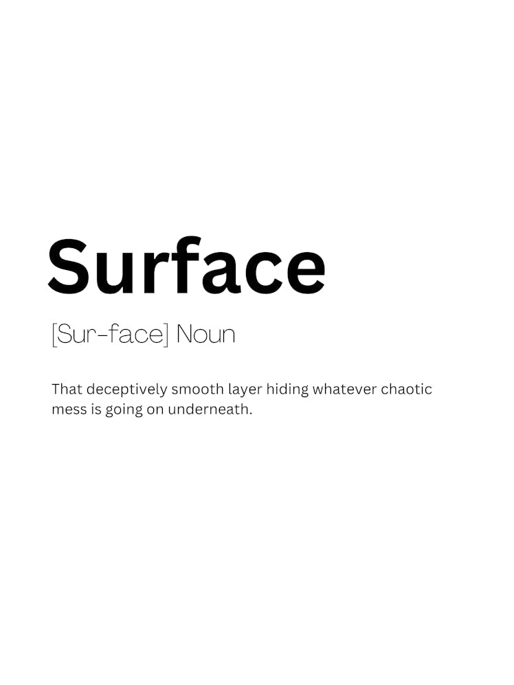 Surface Definition Meaning