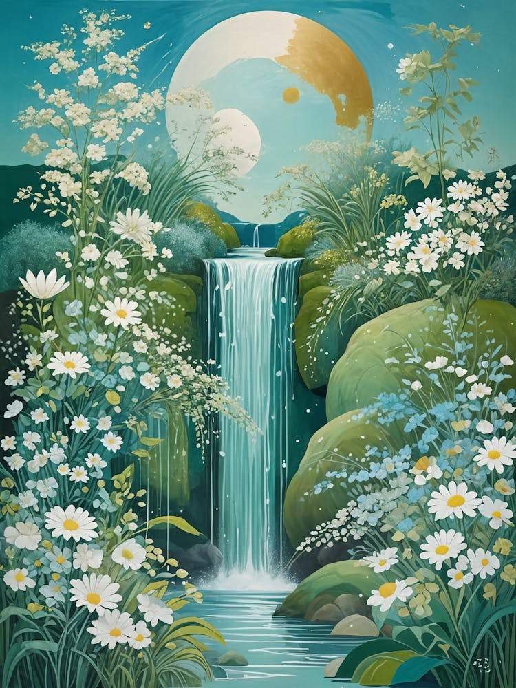 Full Moon Waterfall no3