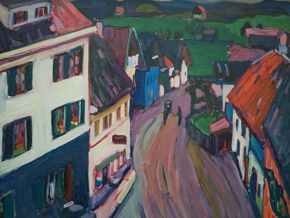 View From The Window Of The Griesbräu, Kandinsky