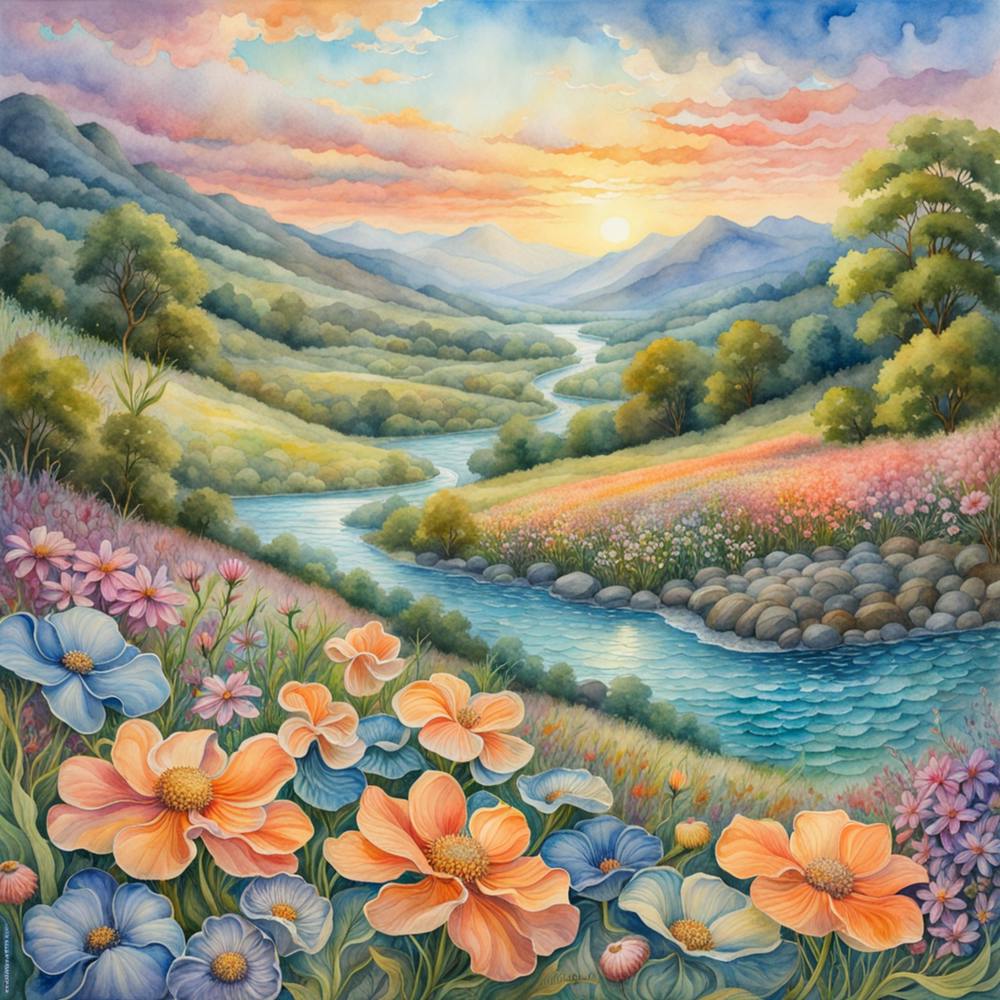 Sunset In The Valley