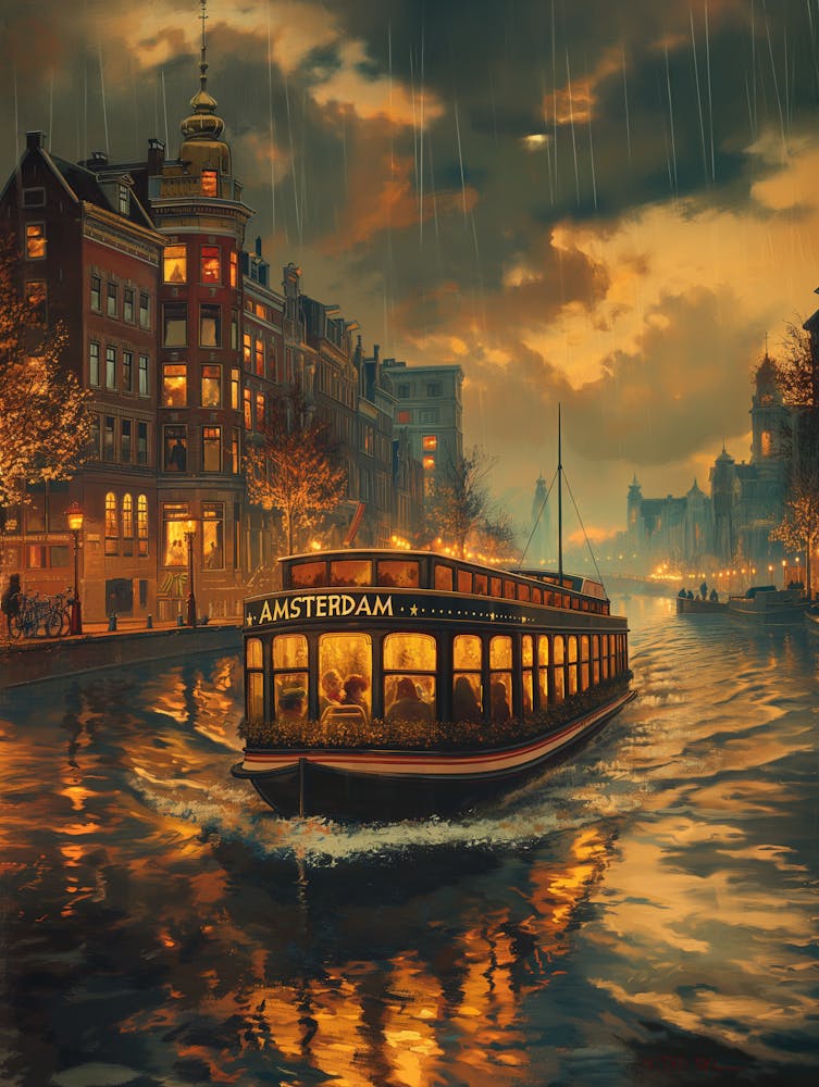 Amsterdam At Night