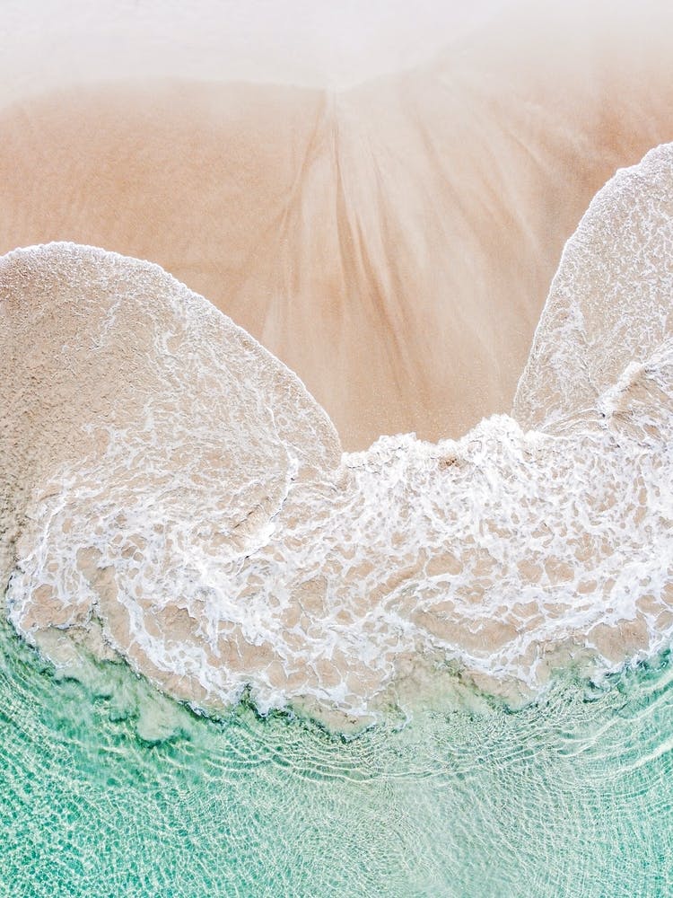 Aerial Photo Art Sea Bliss