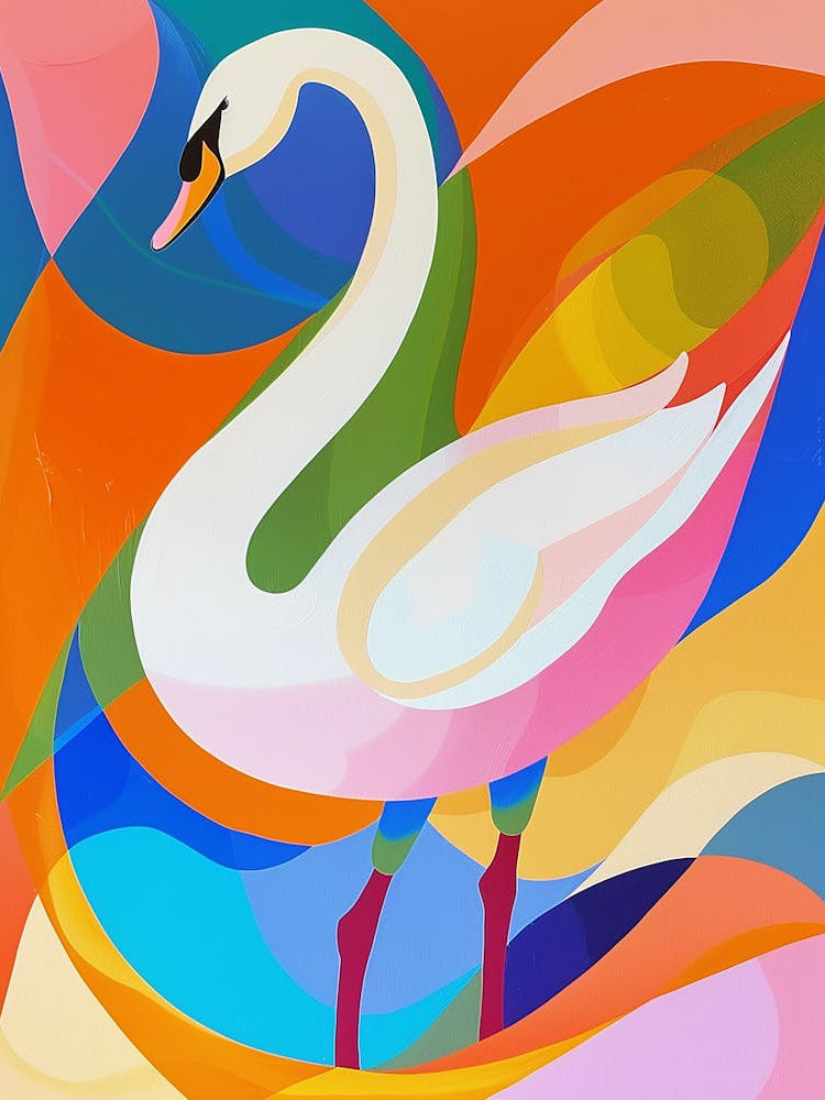 Colourful Swan 1