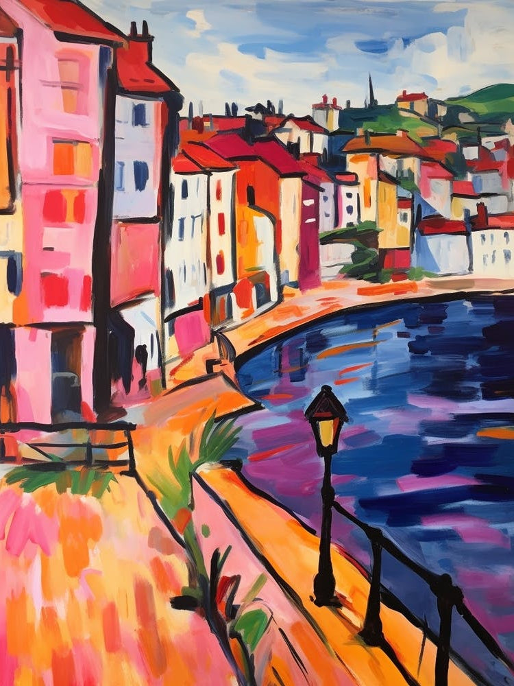 Santander Spain 4 Fauvist Painting