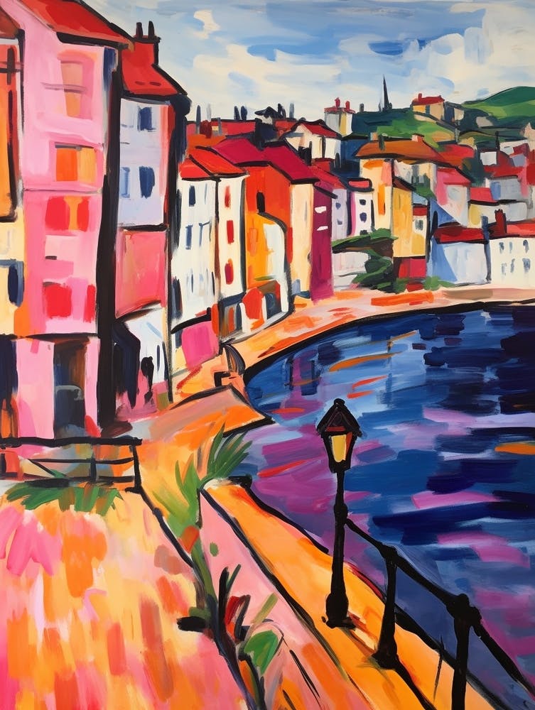 Santander Spain 4 Fauvist Painting