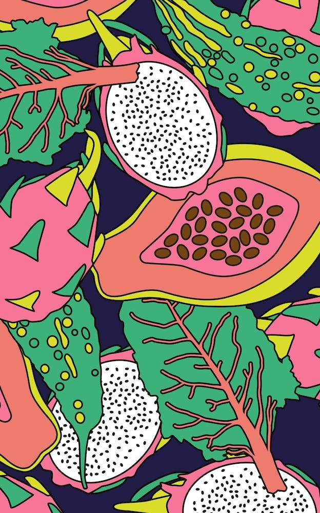 Okinawa Exotic Goya, bitter melon, papaya, Karela, dragonfruit, pavakkai Vegetables Green And Pink (papaya, dragonfruit, goya, Malay, Tamil, Tagalog)