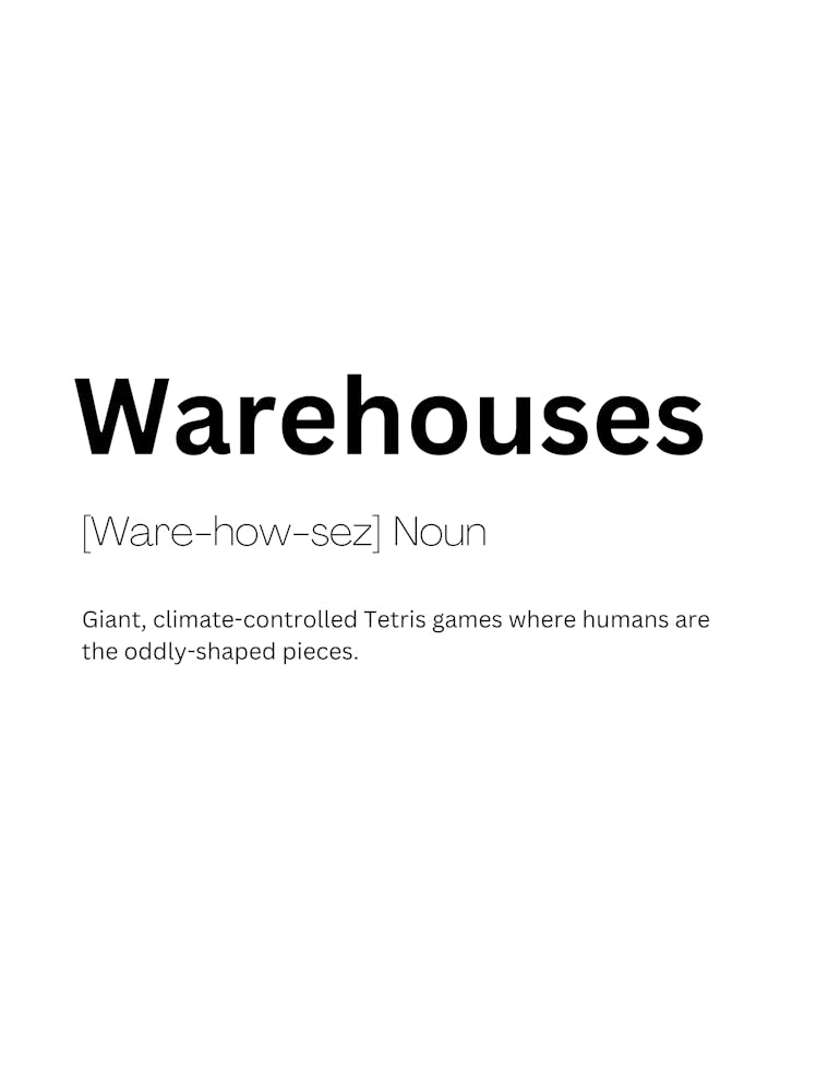 Warehouses Definition Meaning