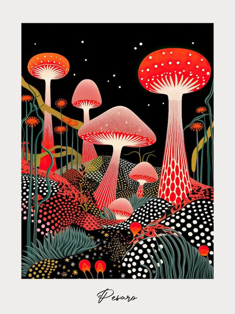 Poster Of Pesaro, Italy, Illustration In The Style Of Pop Art 2