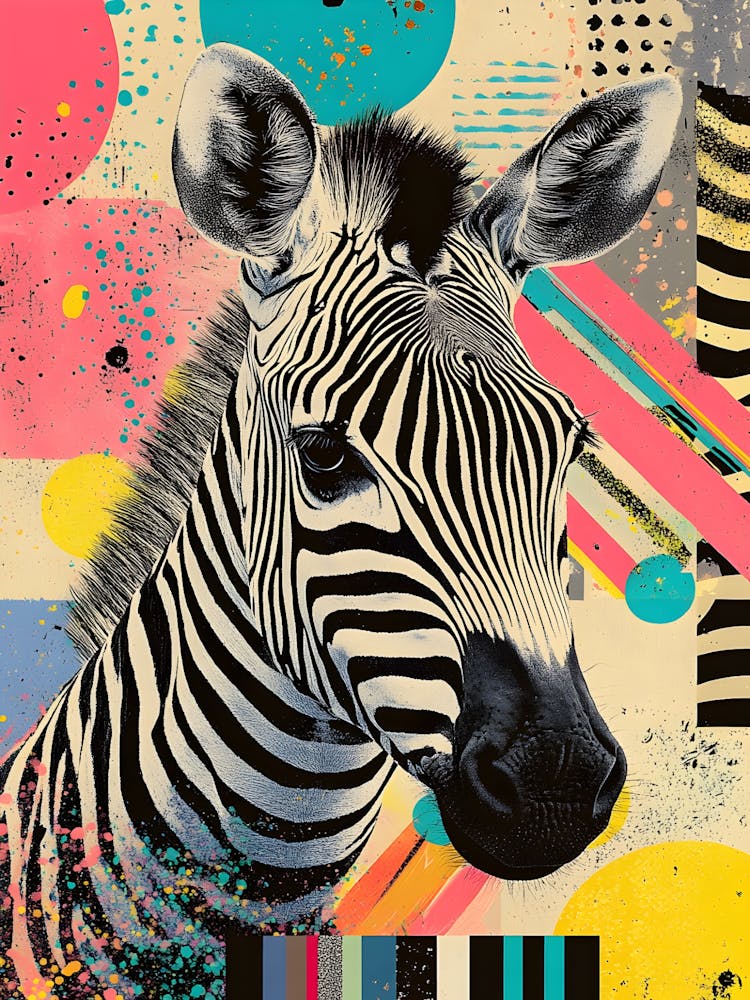 Zebra Canvas Print 2