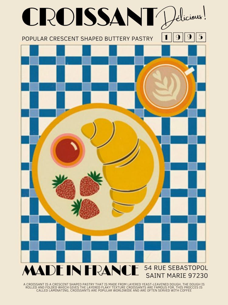 Croissant, FRENCH CROISSANT, VIENOISERIE