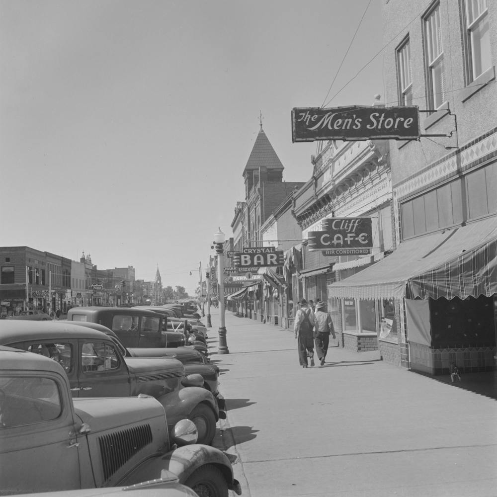 Bozeman, Montana, Main Street By Russell Lee