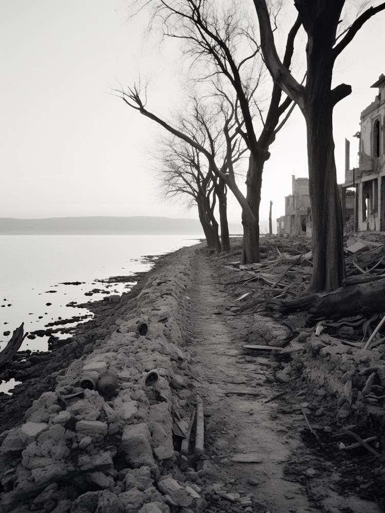 Gallipoli, Italy, Black And White Photography 1