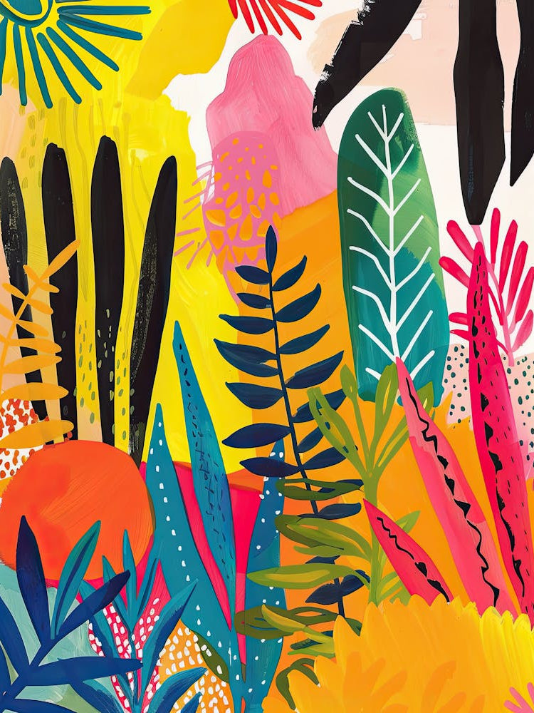 Botanical Universe Matisse Style