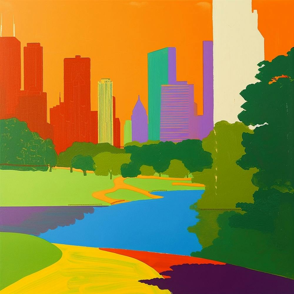 Collection Parc Abstrait Grant Park Chicago États-Unis 1