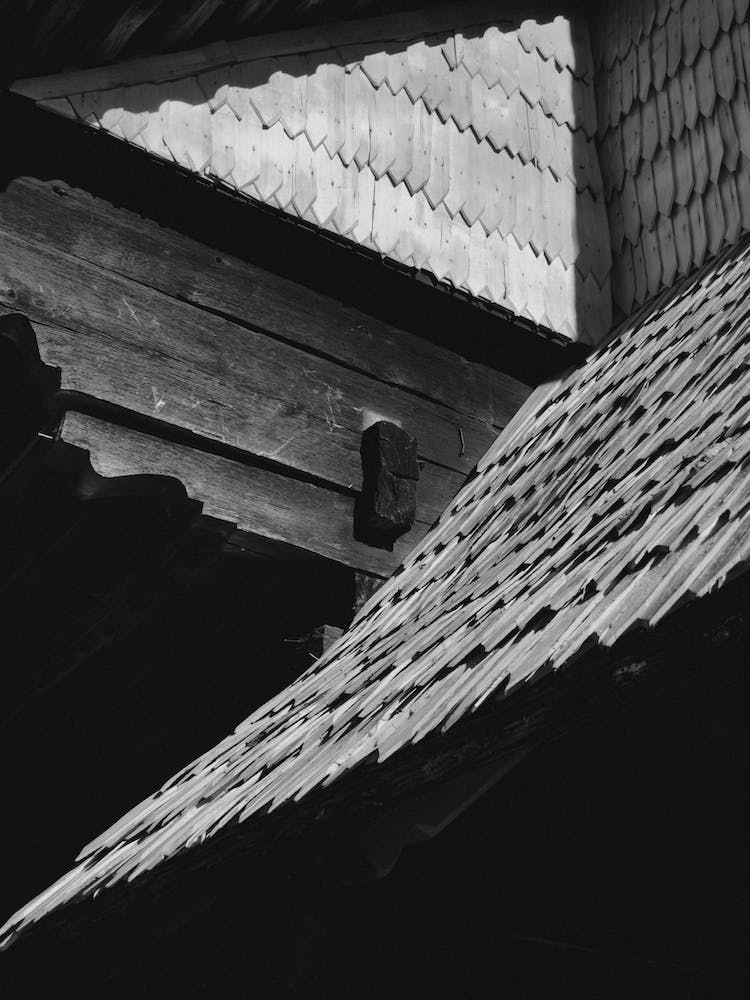 Abstract Black And White Shapes