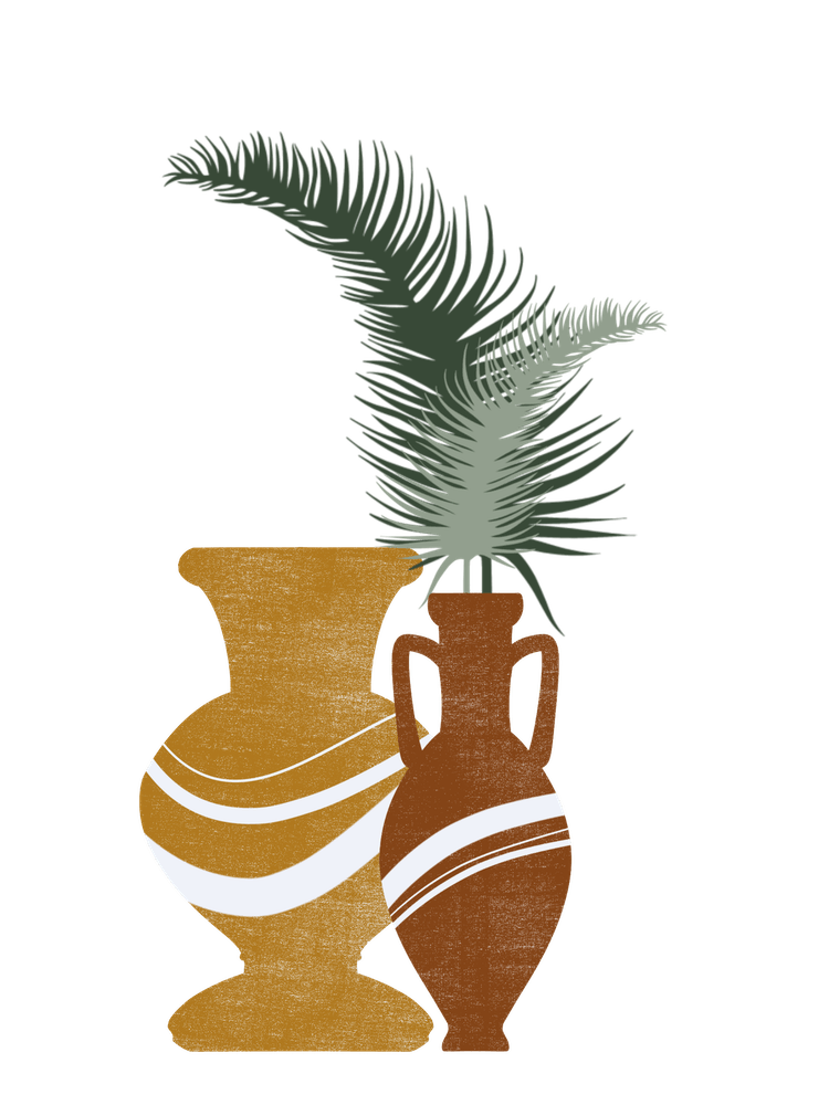 Vases And Palms