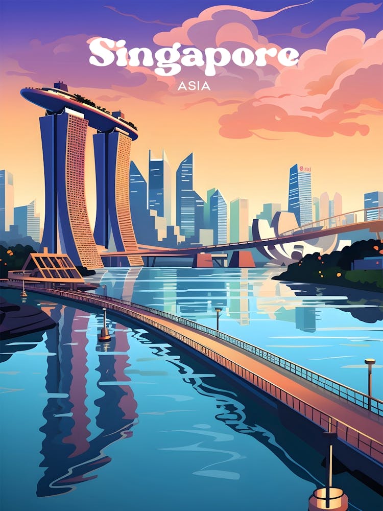Singapore Luxury Modern Travel Art