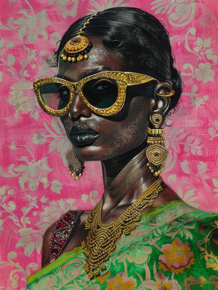 Gold And Sari