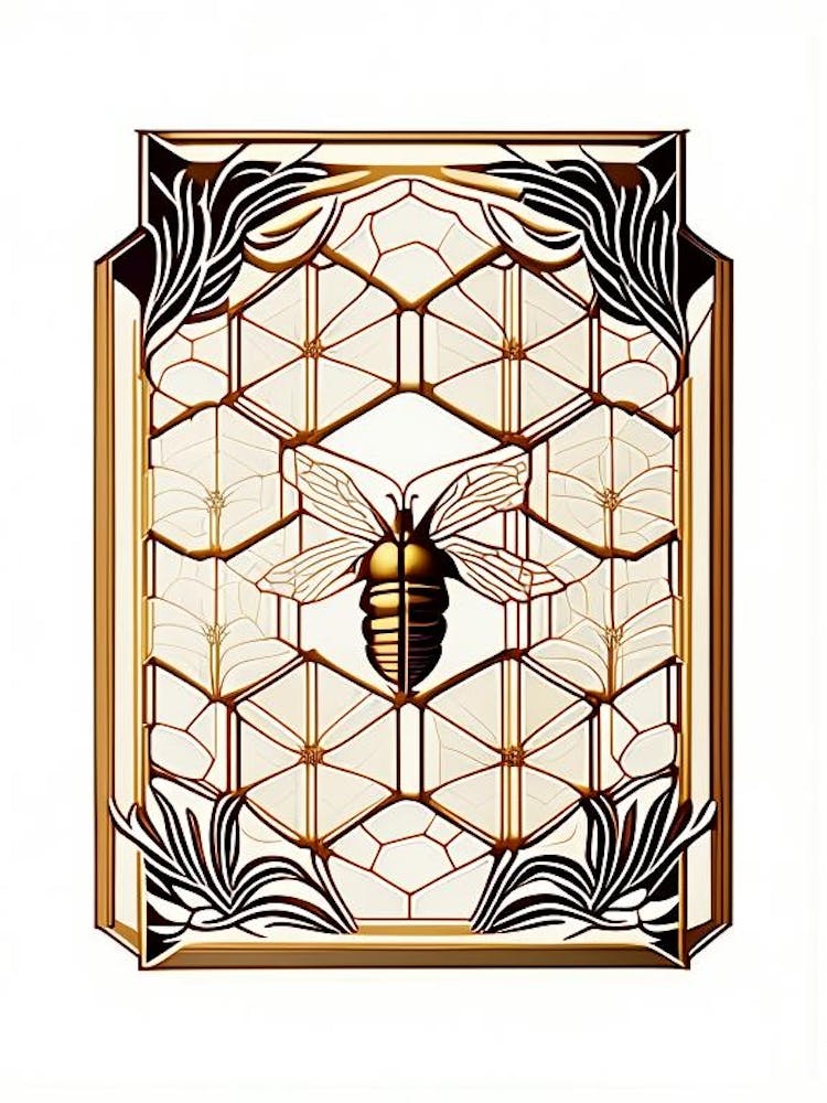 Hive Frames 1 Beehive William Morris Style