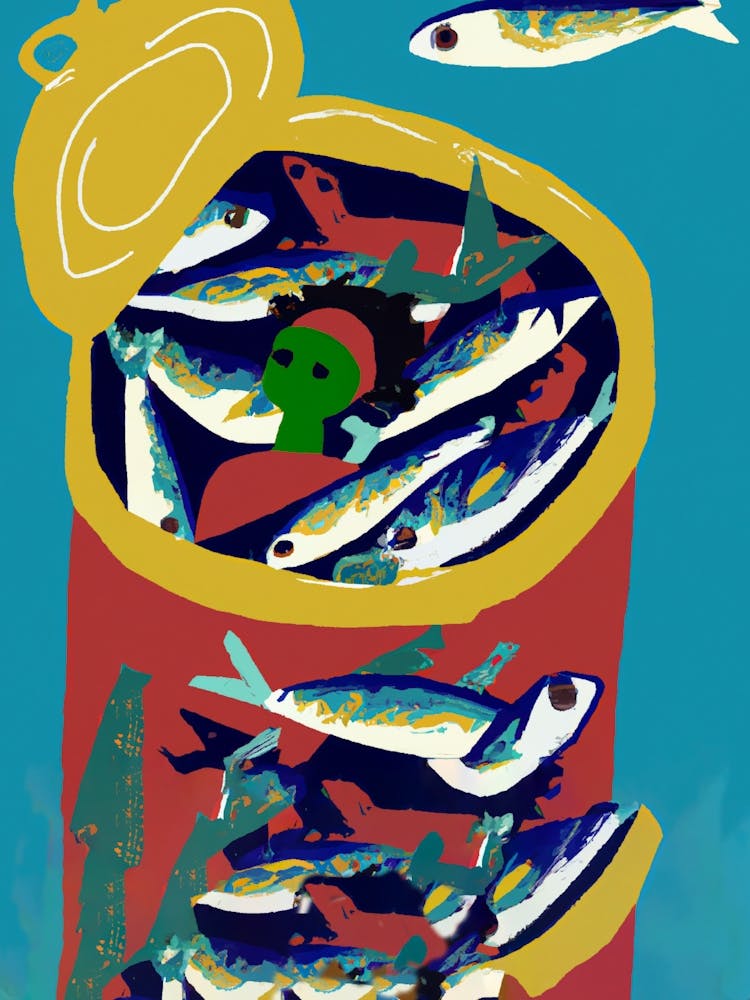 Woman Trapped In A Sardine Can