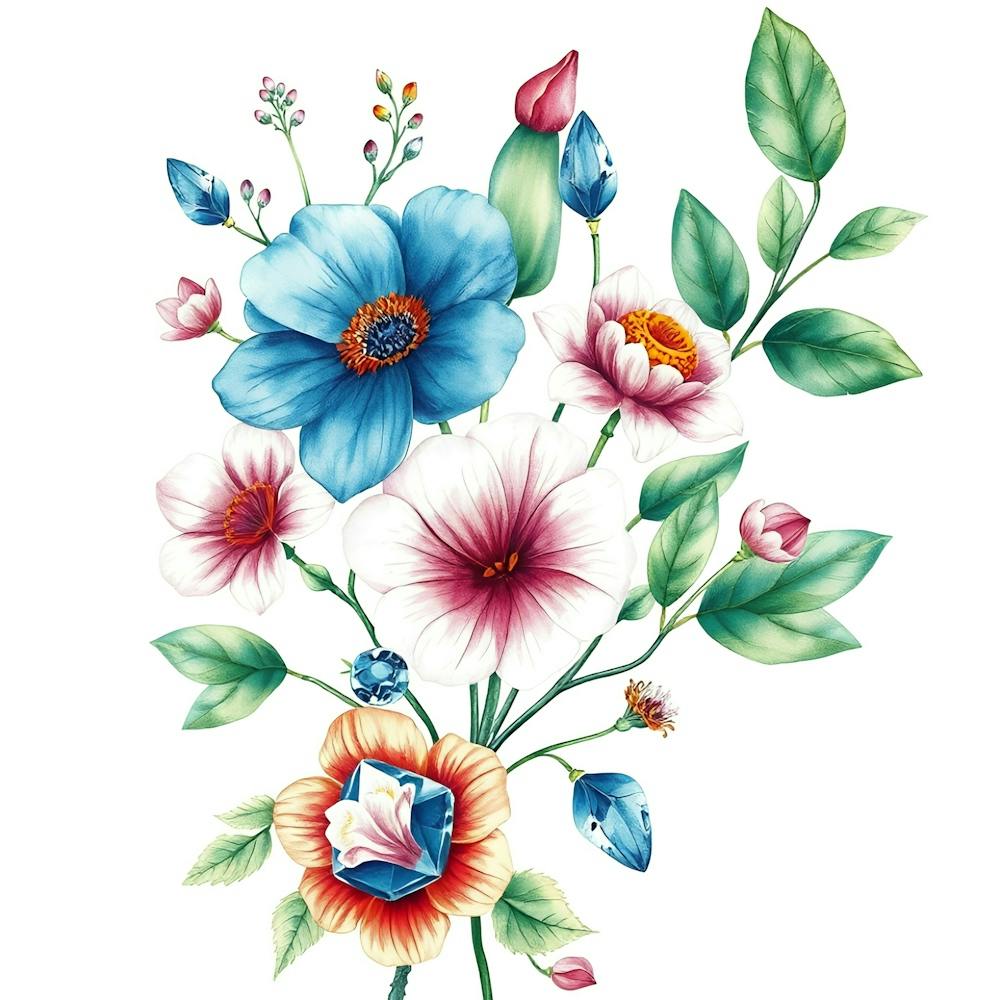 Watercolor Flowers 10
