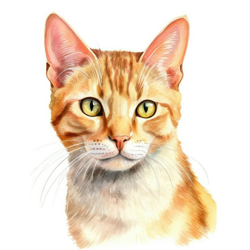 Hungarian Shorthair Cat Portrait 2