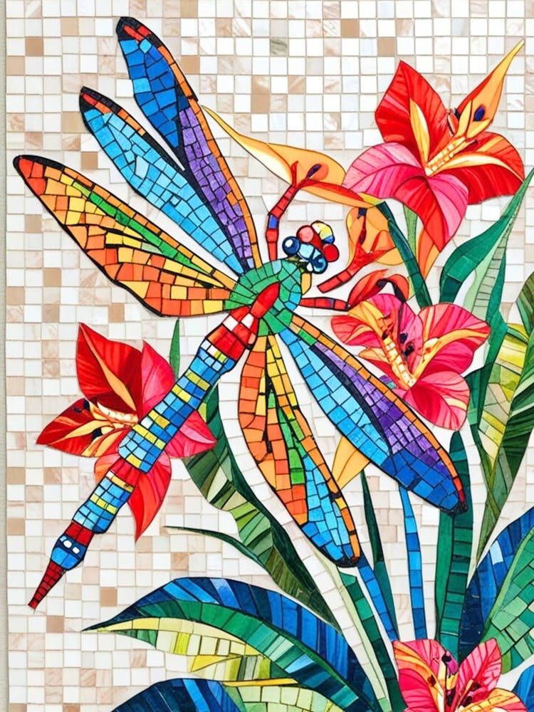 Libellenmosaik 11