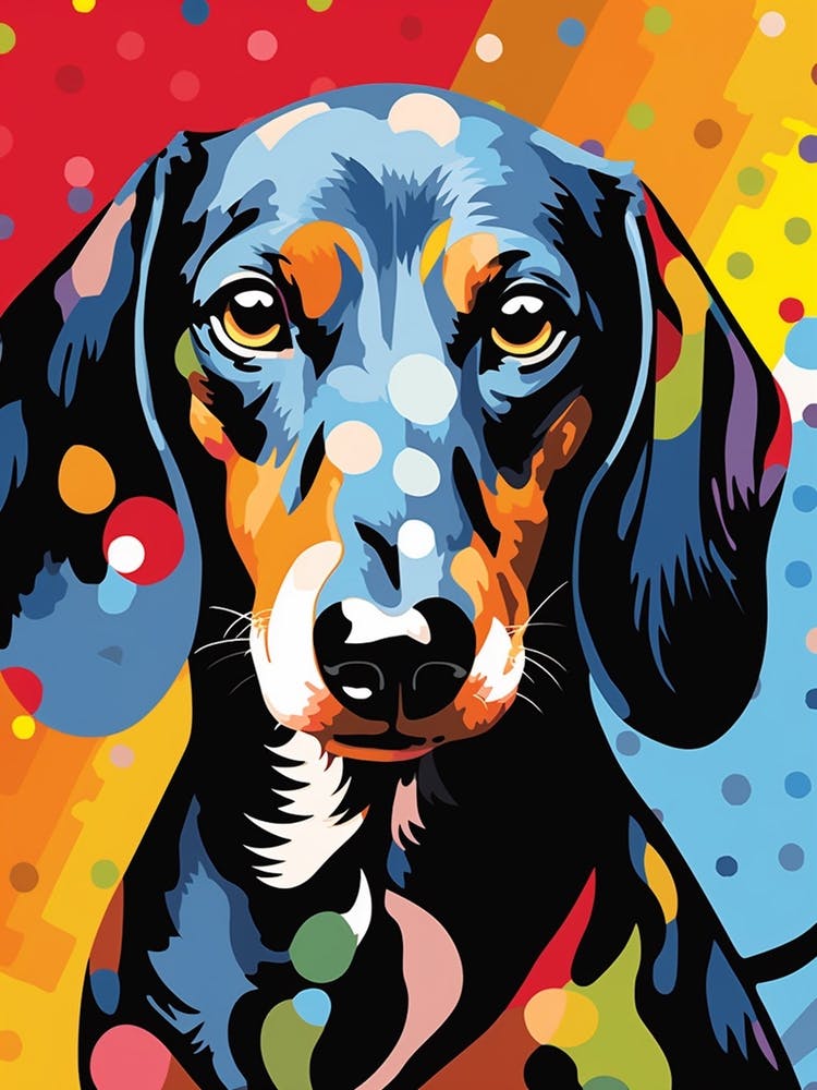 Pop Art Dachshund 4