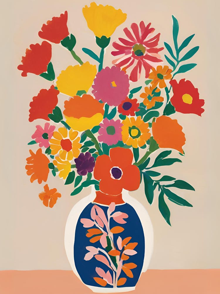 Matisse Flowers In A Vase 5