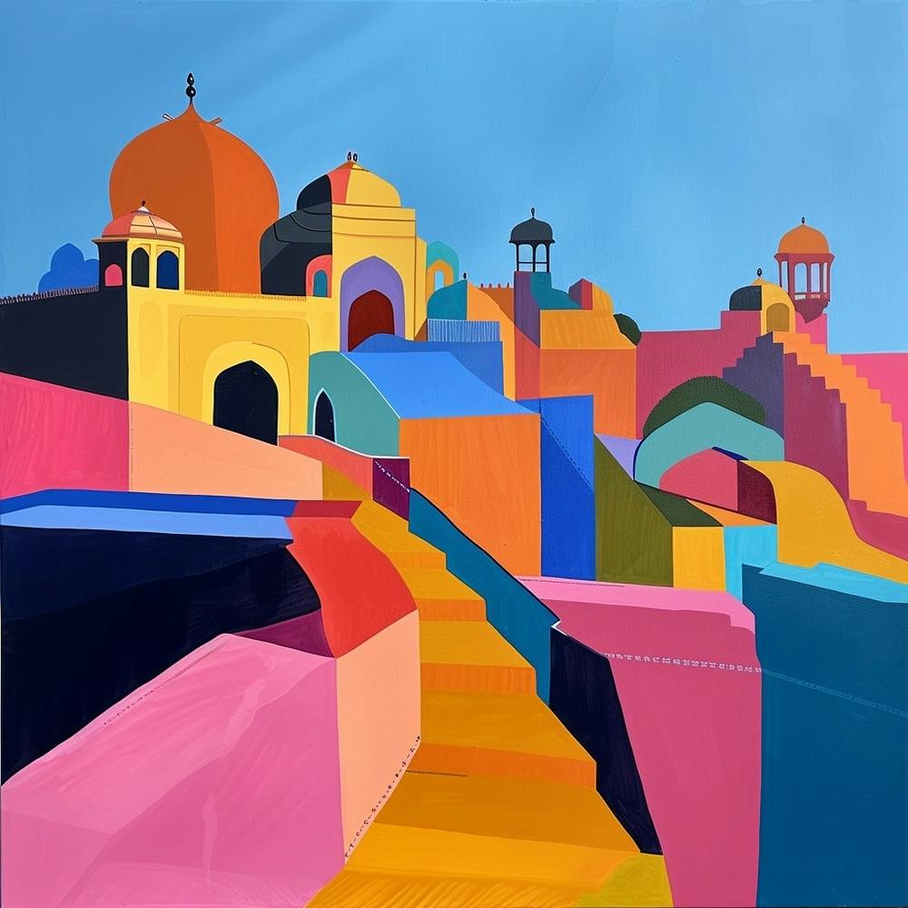 Abstract Travel Collection Delhi India 2