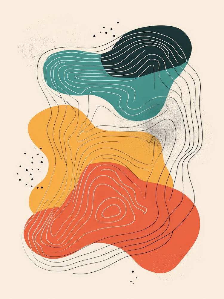 Abstract Wavy Lines