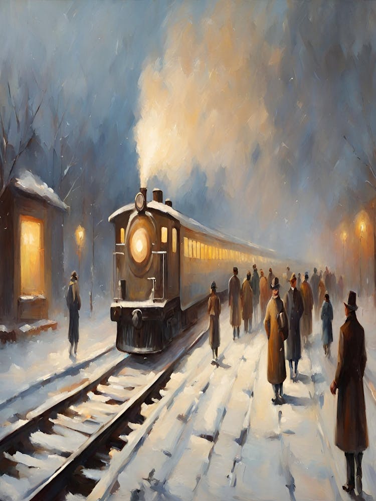 Train On The Tracks