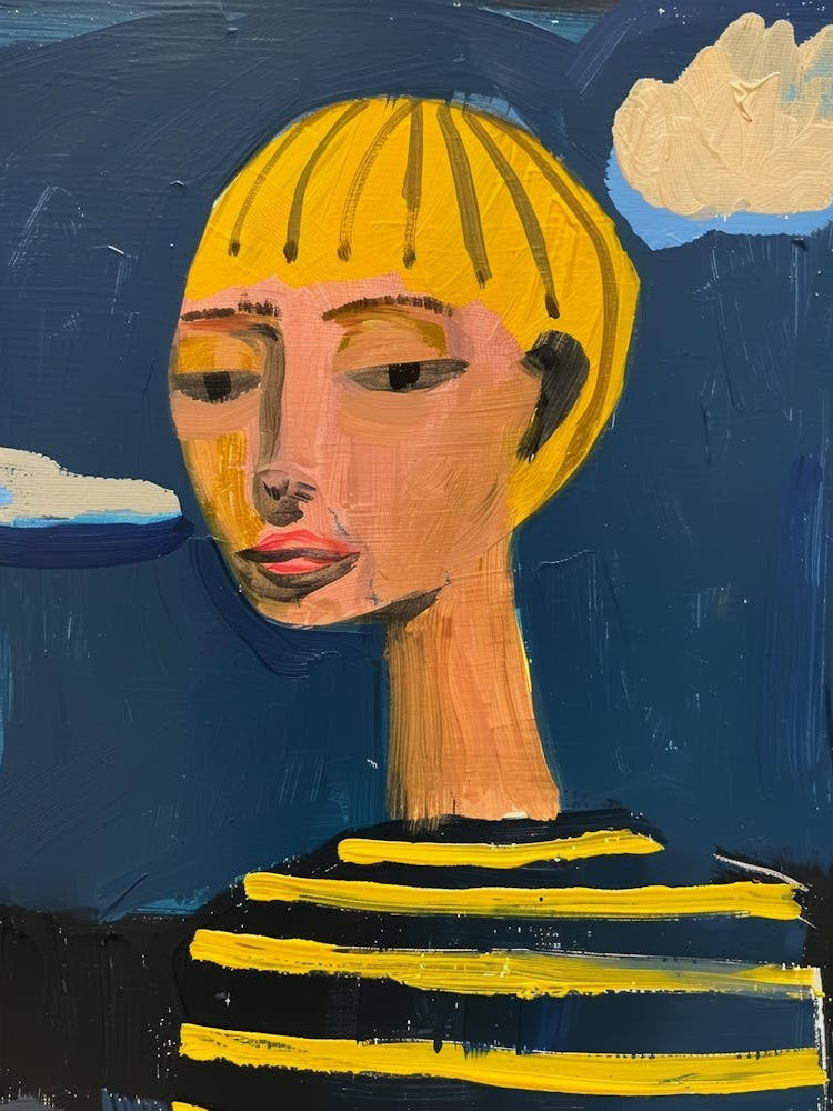 Girl With Yellow Hair 1