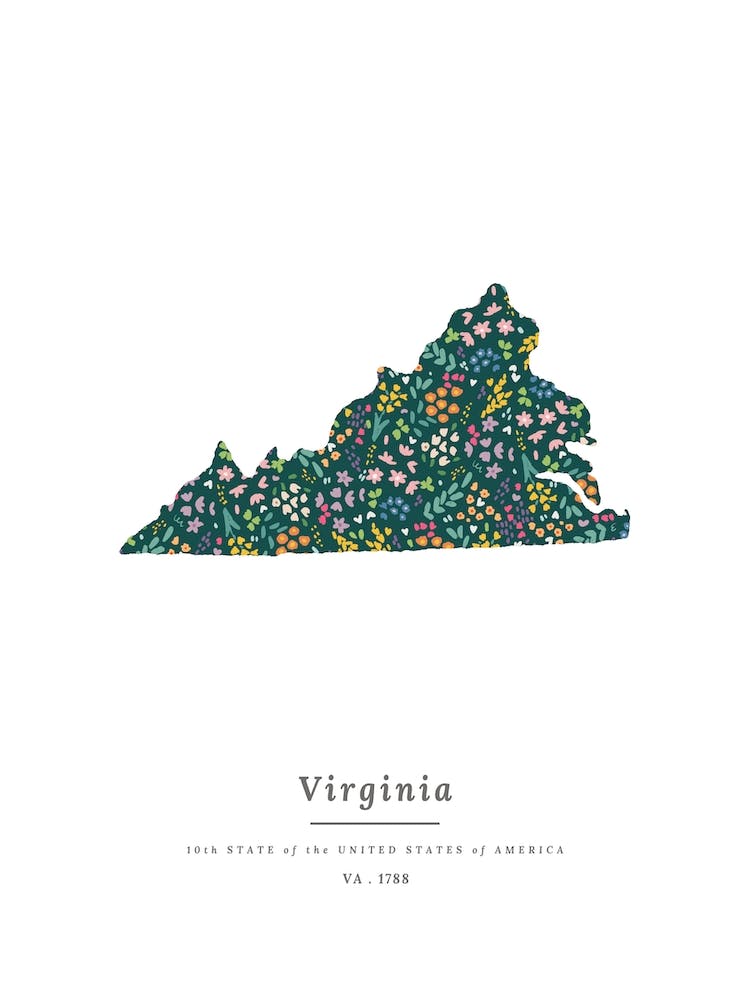 Virginia State | Wildflowers on Juniper Green