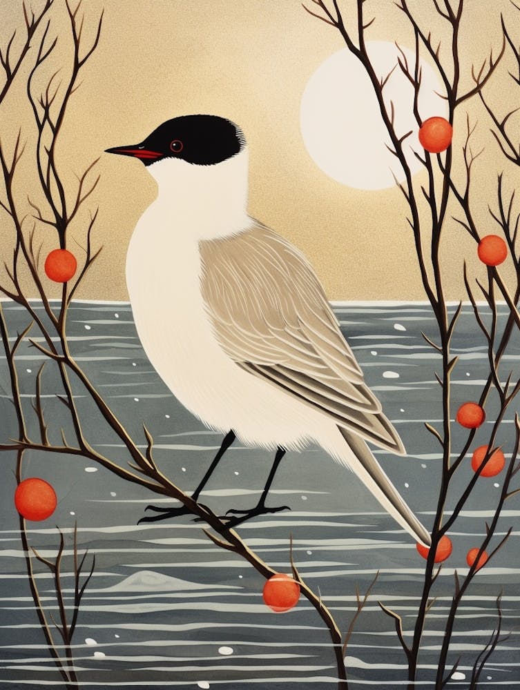 Bird Illustration Grebe 1