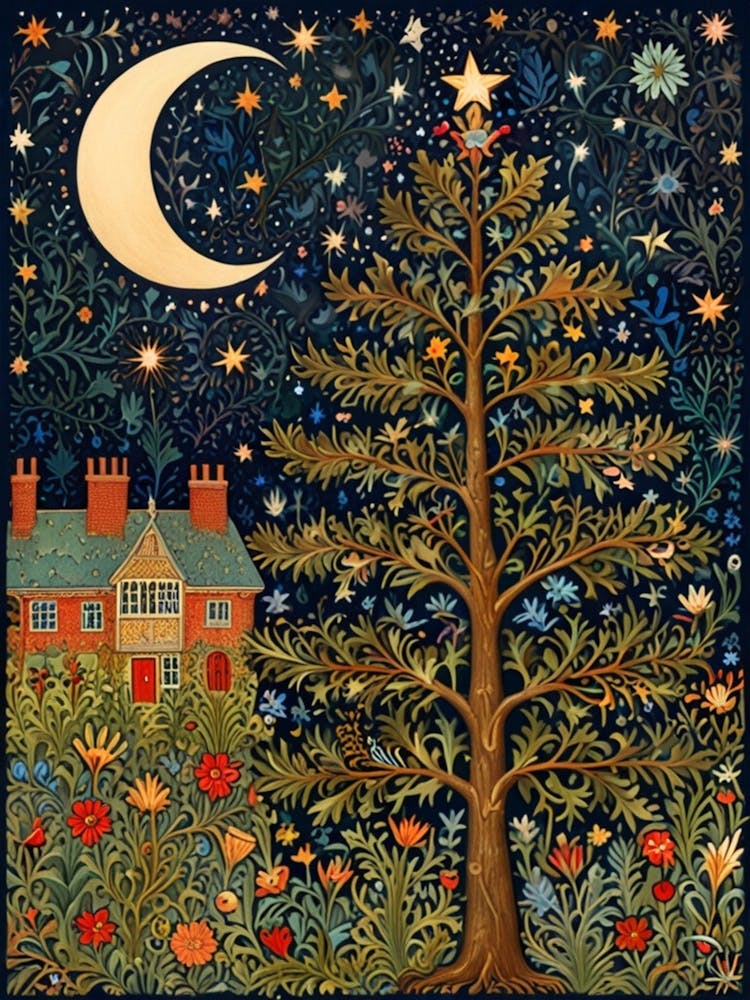 William Morris Christmas Tree 101