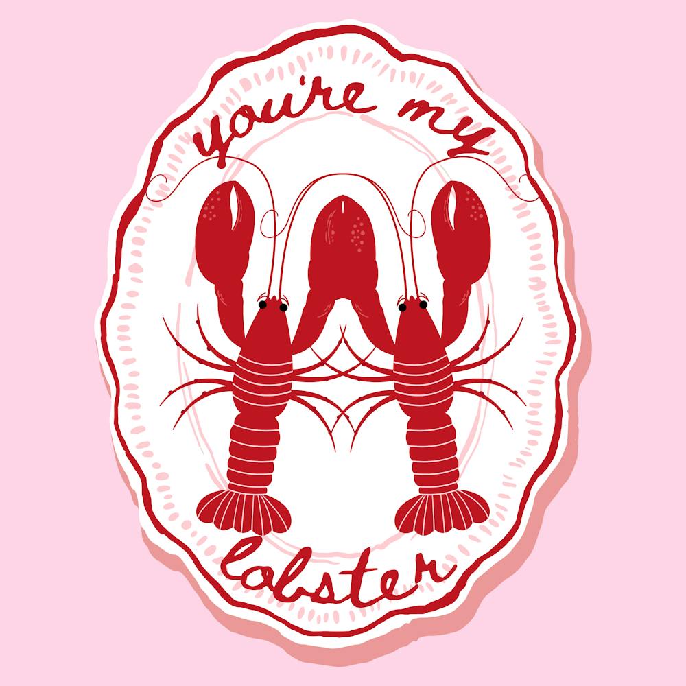 You're My Lobster | Bedroom Wall Art | Valentines Gift