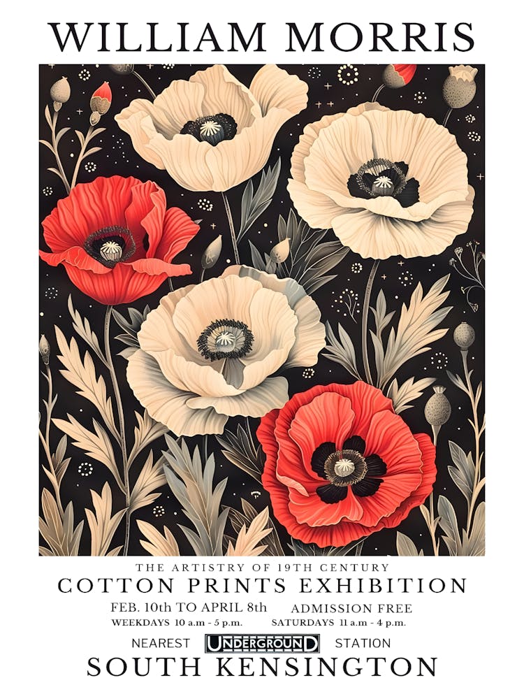 William Morris Cotton Prints Exhibition 35
