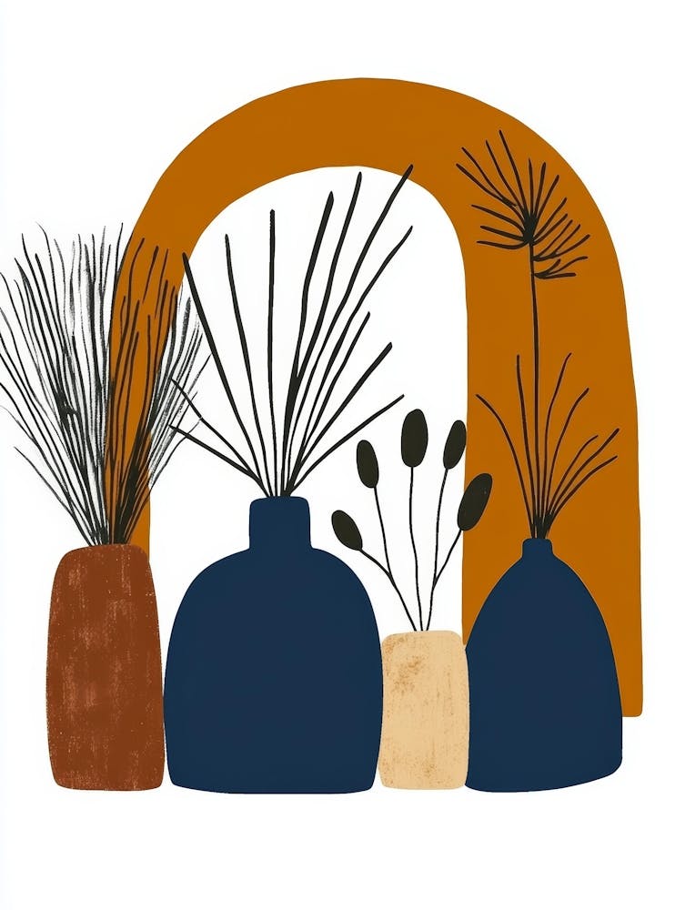 Vases And Plants 6
