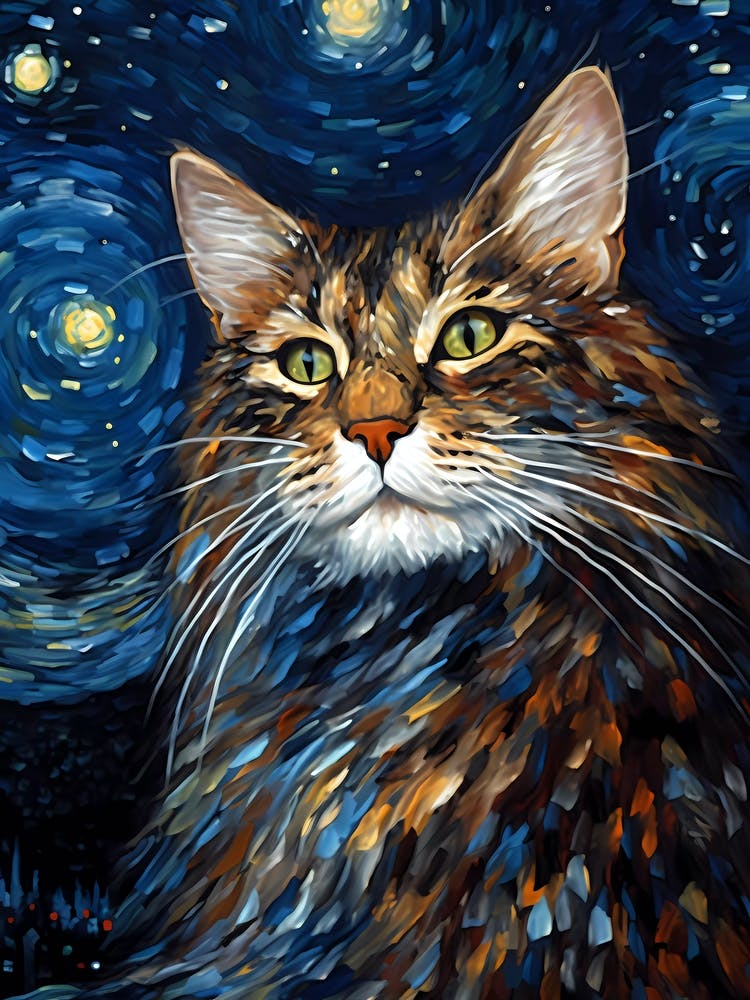 Impressionism Cat