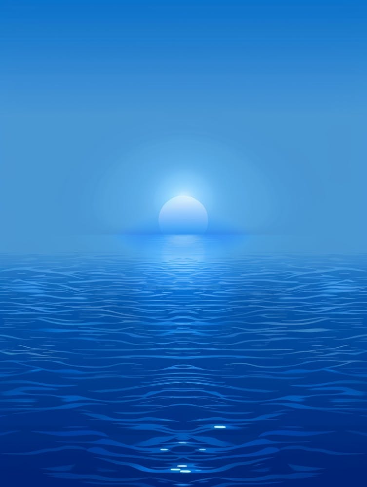 Blue Ocean Background