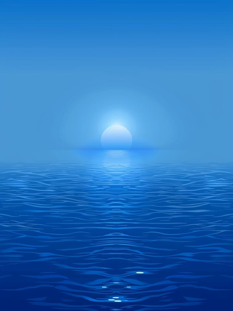 Blue Ocean Background