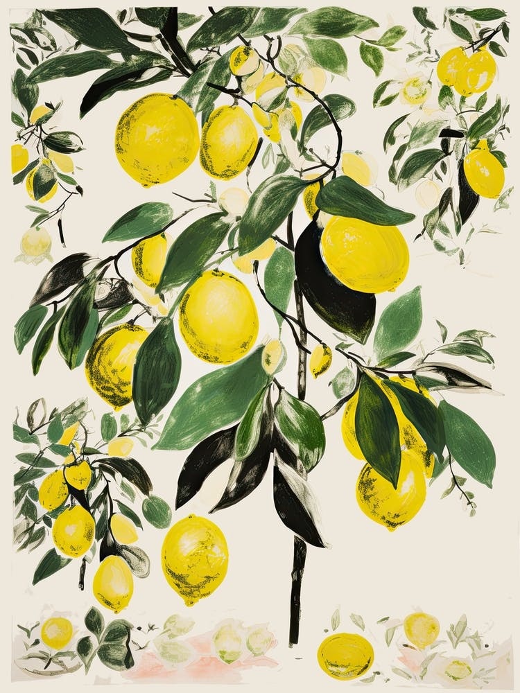 Lime Fruit Drawing 2